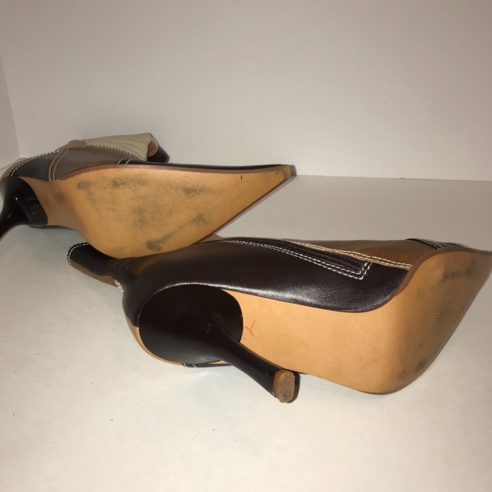 N.Y.L.A Element Color Block Retro Heeled Bootie - image 7